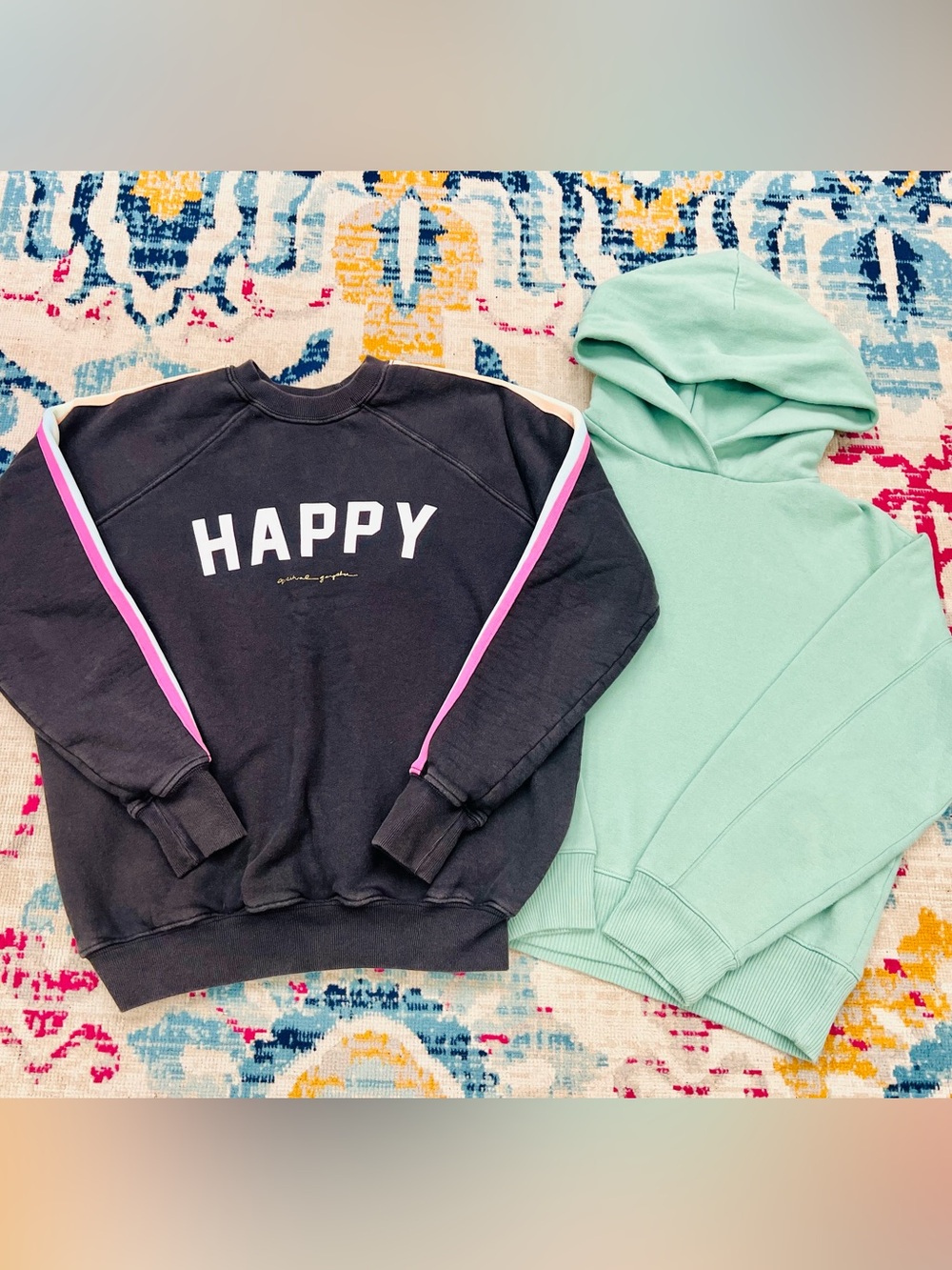 A bundle of two- Spiritual Gangster crewneck & A New Day hoodie, size XS